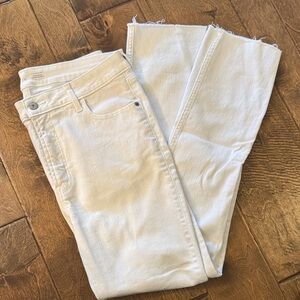 Old Navy Women's White Jeans Size 12 High Rise Skinny